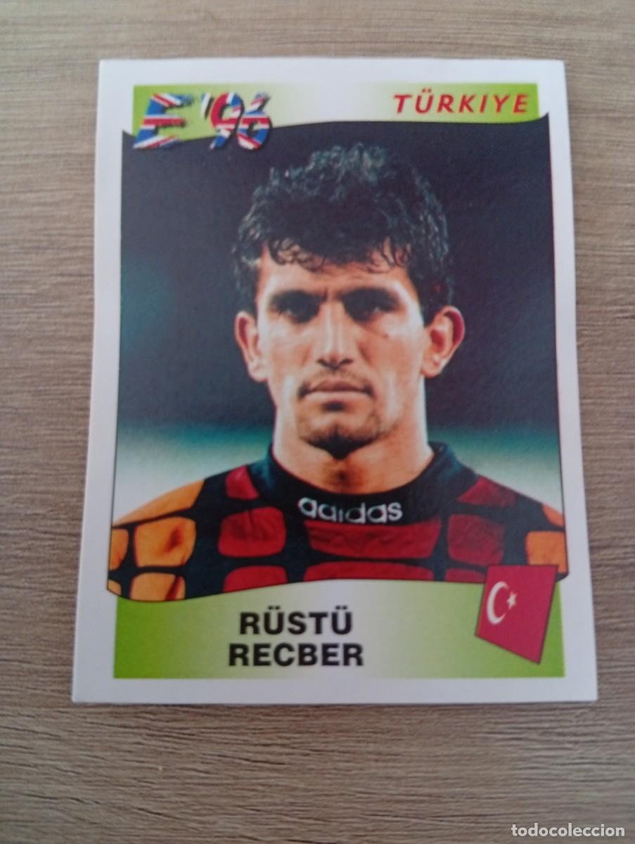 Cromos de f&uacute;tbol: RUSTU RECBER 317 TURQUIA EURO EUROCOPA 1996 96 PANINI NUNCA PEGADO