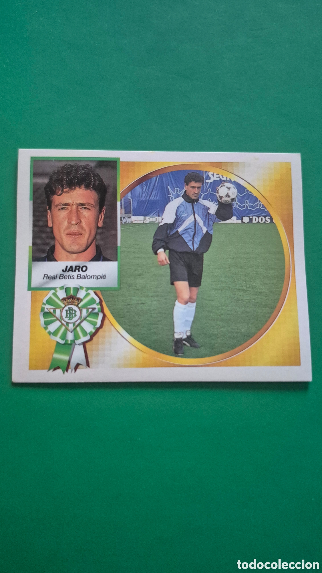 Cromos de f&uacute;tbol: JARO REAL BETIS BALOMPIE FICHAJE 5 LIGA ESTE 1994 1995 94 95 SIN PEGAR NUNCA PEGADO