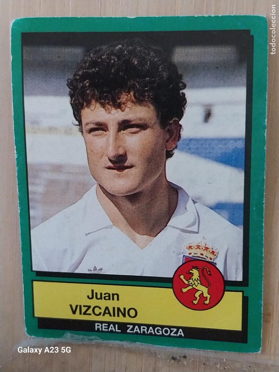 Cromos de f&uacute;tbol: VIZCAINO ZARAGOZA PANINI FUTBOL 90 CROMO 354 SIN PEGAR NUNCA SOBADO A&Ntilde;O 1990 **