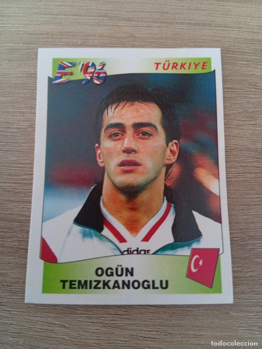 Cromos de f&uacute;tbol: OGUN TEMIZKANOGLU 321 TURQUIA EURO EUROCOPA 1996 96 PANINI NUNCA PEGADO