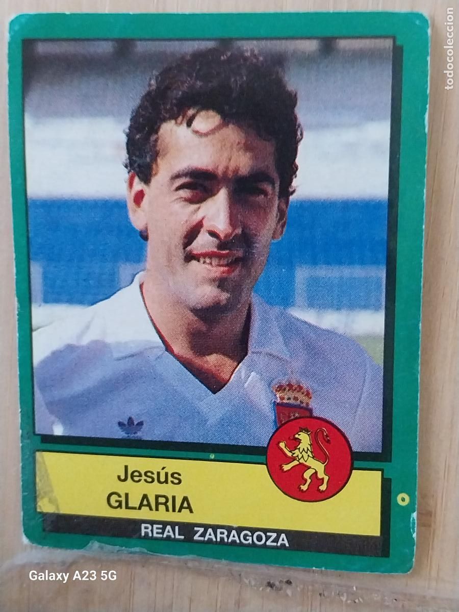 Cromos de f&uacute;tbol: GLARIA ZARAGOZA PANINI FUTBOL 90 CROMO 353 SIN PEGAR NUNCA SOBADO A&Ntilde;O 1990 **
