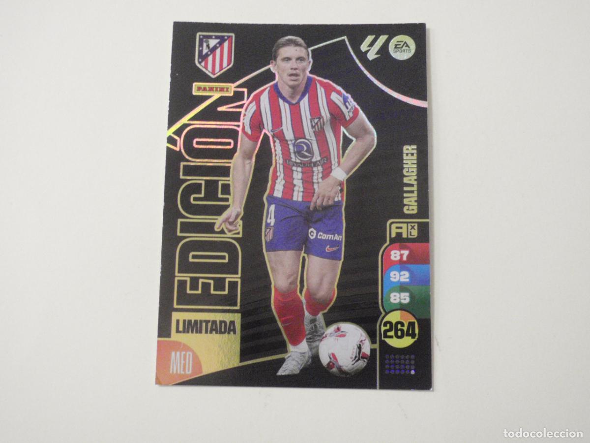 Cromos de f&uacute;tbol: Carta GALLAGHER Atl&eacute;tico EDICI&Oacute;N LIMITADA. Trading card Adrenalyn Liga 2024 2025. Panini 24 25