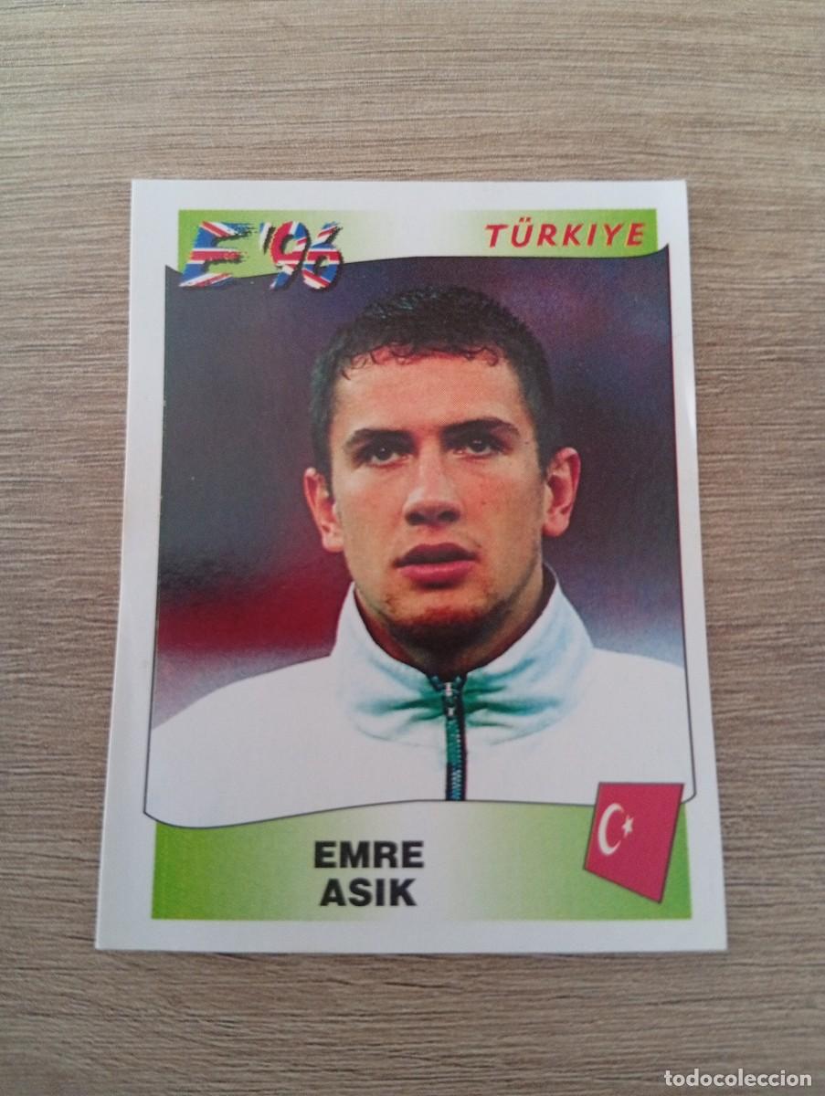Football Stickers: EMRE ASIK 323 TURQUIA EURO EUROCOPA 1996 96 PANINI NUNCA PEGADO