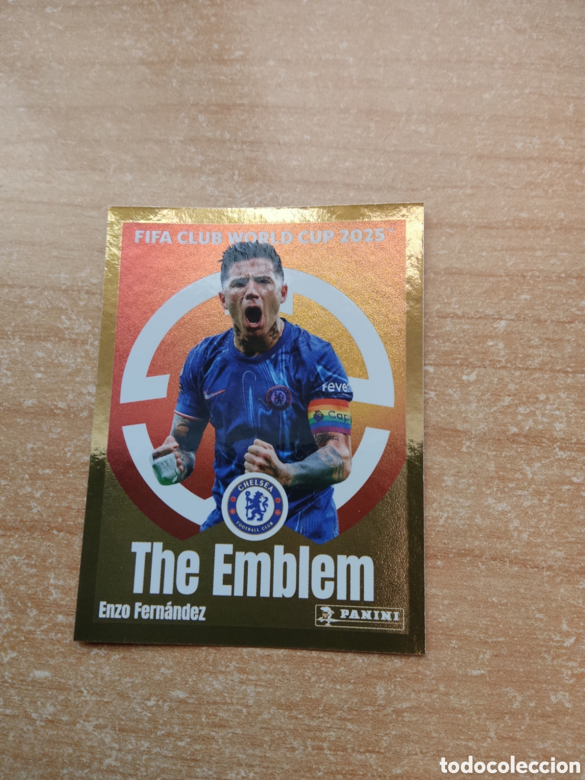 Football Stickers: 238 ENZO FERNANDEZ THE EMBLEM CHELSEA FIFA CLUB WORLD CUP 2025