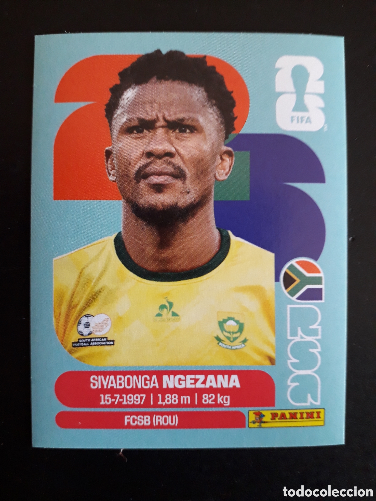 Football Stickers: NGEZANA SUD&Aacute;FRICA RSA 8 MUNDIAL F&Uacute;TBOL 2026 FIFA WORLD CUP PANINI SIN PEGAR PEDIDO M&Iacute;NIMO 3&euro;