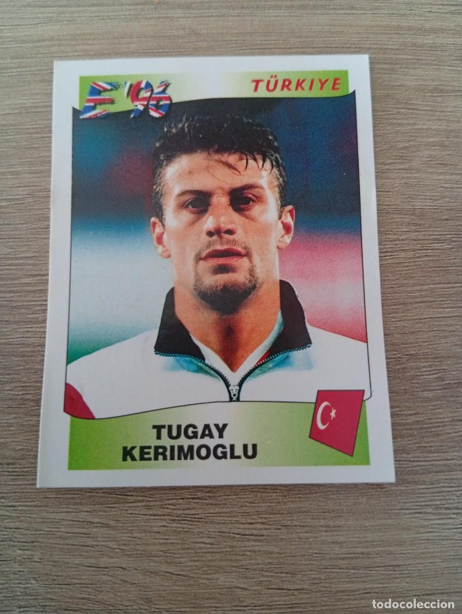 Football Stickers: TUGAY KERIMOGLU 324 TURQUIA EURO EUROCOPA 1996 96 PANINI NUNCA PEGADO