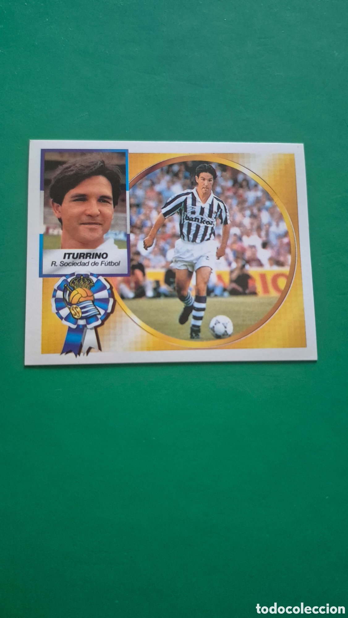 Football Stickers: ITURRINO REAL SOCIEDAD FICHAJE 11 LIGA ESTE 1994/95 94 95 NUNCA PEGADO SIN PEGAR