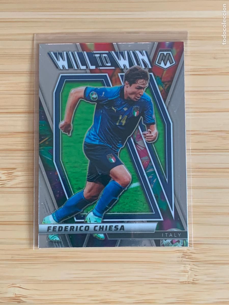 Figurine di Calcio: FEDERICO CHIESA - WILL TO WIN - ITALY - PANINI MOSAIC EURO2020