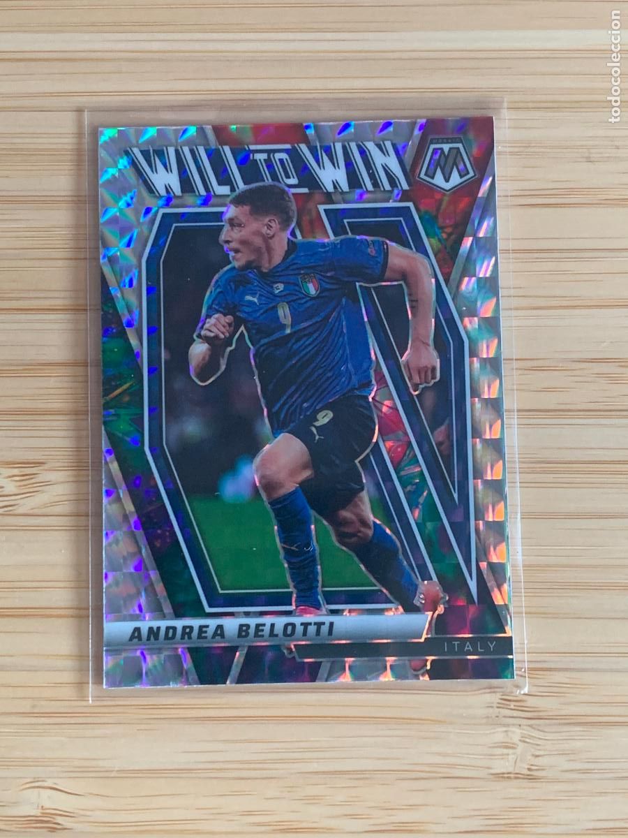 Figurine di Calcio: ANDREA BELOTTI - WILL TO WIN MOSAIC PRIZM - ITALY - PANINI MOSAIC EURO2020