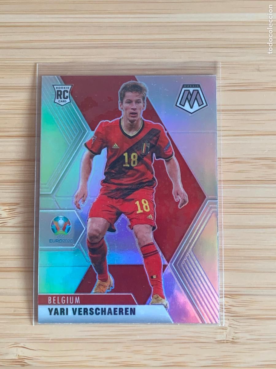 Figurine di Calcio: YARI VERSCHAEREN - HOLO SILVER - BELIGUM - PANINI MOSAIC EURO2020