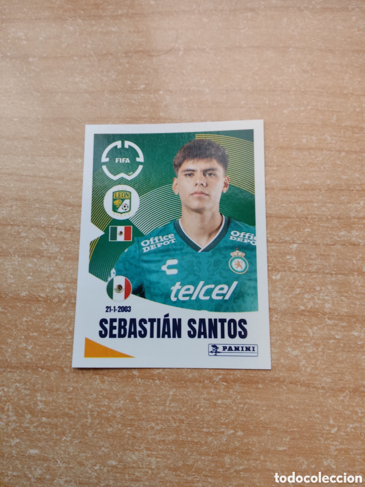 Cromos de f&uacute;tbol: 254 SEBASTIAN SANTOS CLUB LEON FIFA CLUB WORLD CUP 2025
