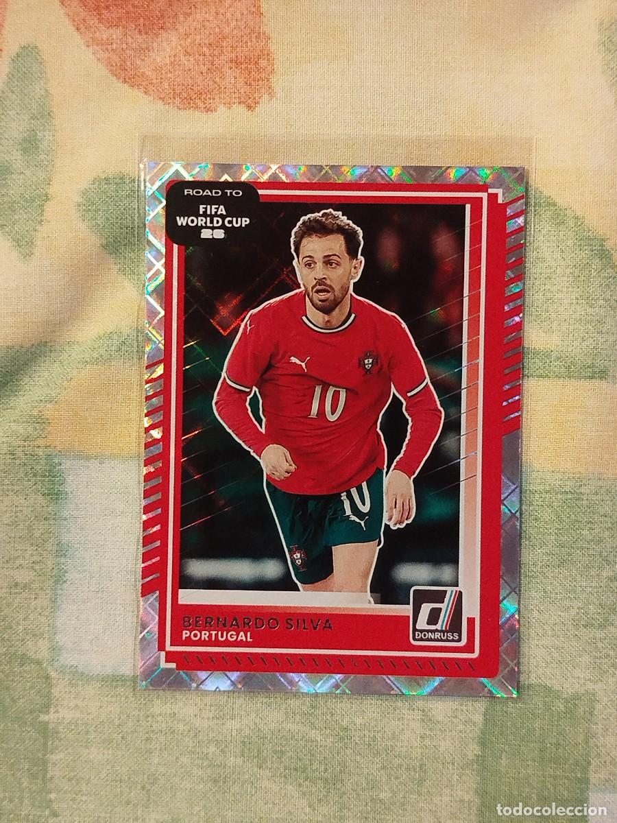 Cromos de f&uacute;tbol: 85. Bernardo Silva (Portugal) - Cubic Paralell Panini Donruss Road to Fifa World Cup 2025