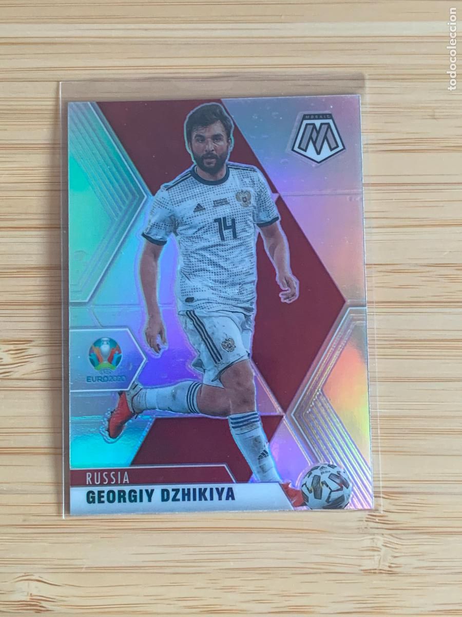 Cromos de f&uacute;tbol: GERGIY DZHIKIYA - HOLO SILVER - RUSSIA - PANINI MOSAIC EURO2020
