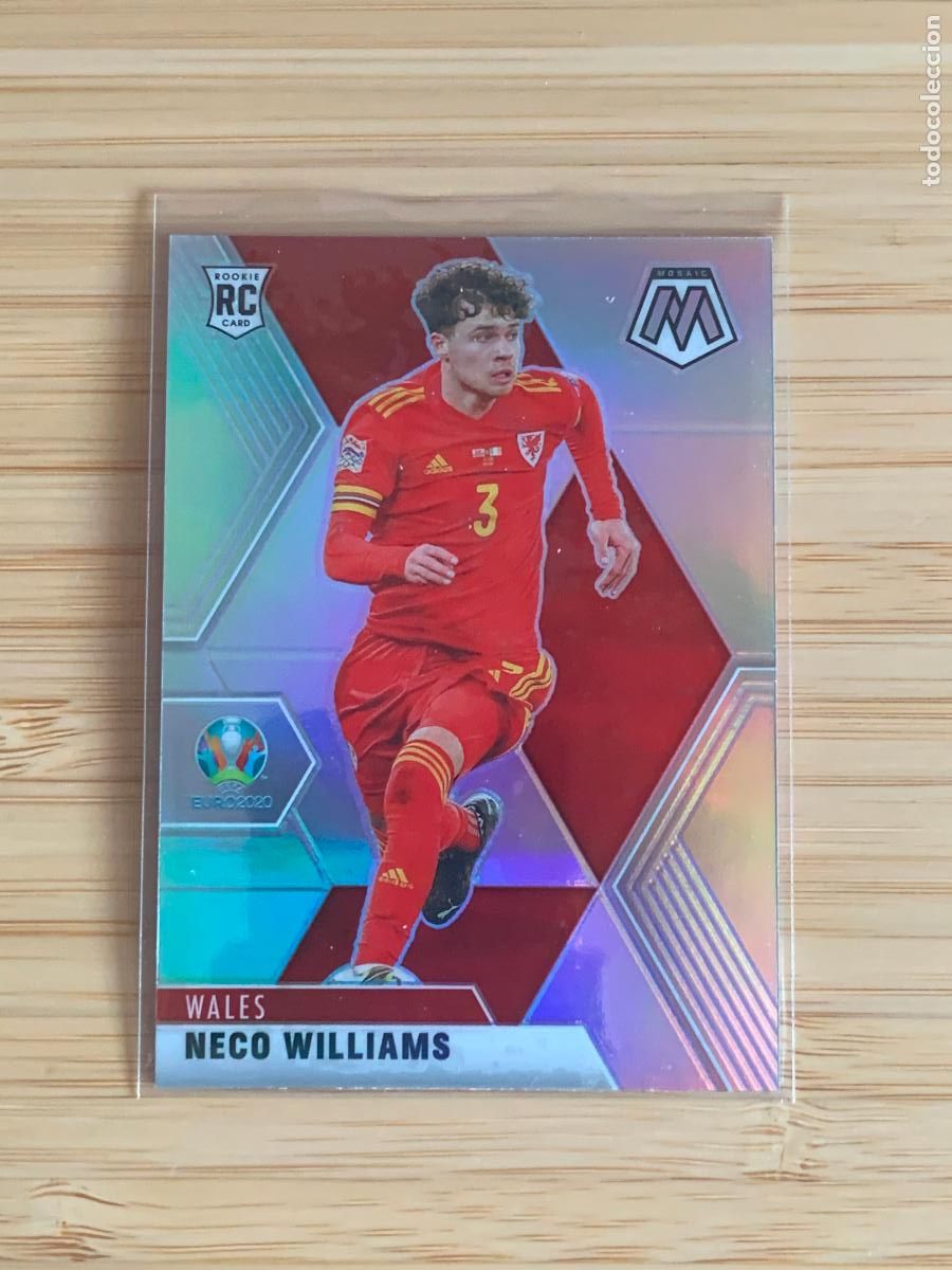 Cromos de f&uacute;tbol: NECO WILLIAMS - HOLO SILVER - WALES - PANINI MOSAIC EURO2020