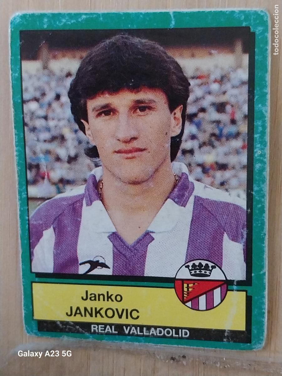 Cromos de f&uacute;tbol: JANKOVIC VALLADOLID PANINI FUTBOL 90 CROMO 340 SIN PEGAR NUNCA SOBADO A&Ntilde;O 1990 **