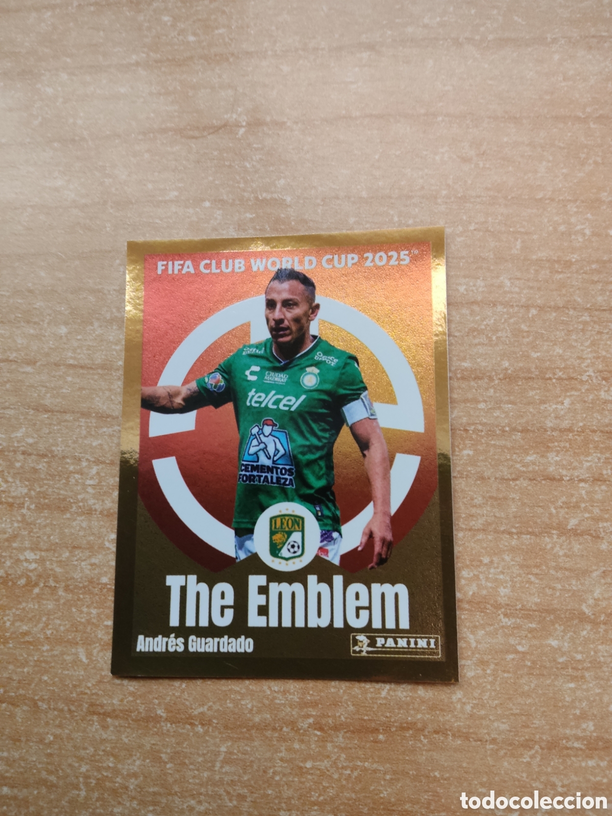 Cromos de f&uacute;tbol: 256 ANDRES GUARDADO THE EMBLEM CLUB LEON FIFA CLUB WORLD CUP 2025