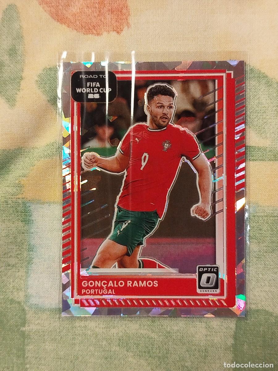 Cromos de f&uacute;tbol: 95. Gon&ccedil;alo Ramos (Portugal) - Optic Paralell Panini Donruss Road to Fifa World Cup 2025
