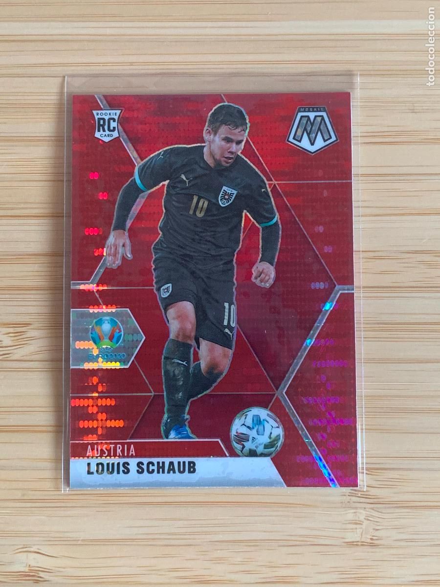 Cromos de f&uacute;tbol: LOUIS SCHAUB - RED PULSAR - AUSTRIA - PANINI MOSAIC EURO2020