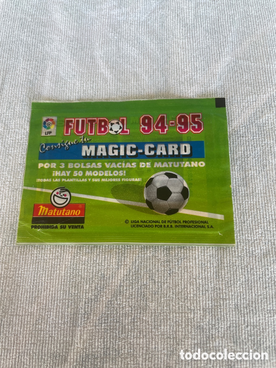 Cromos de f&uacute;tbol: Sobre sin abrir MAGIC-CARD FUTBOL 94-95