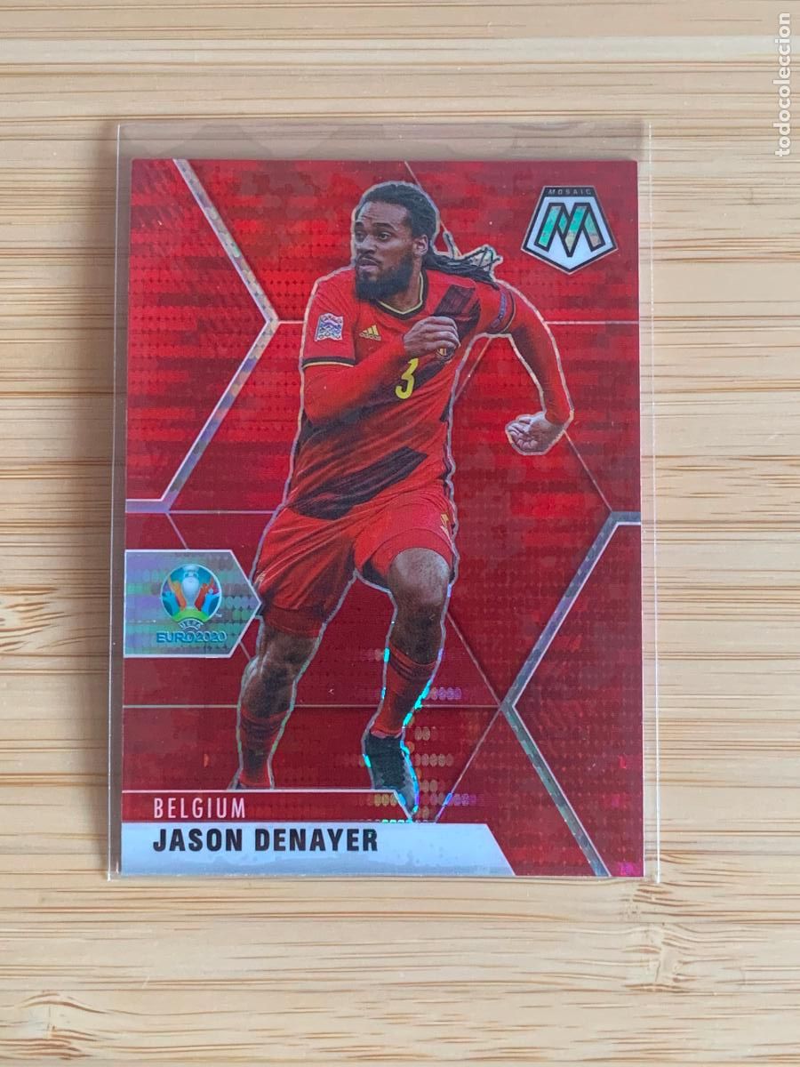 Cromos de f&uacute;tbol: JASON DENAYER - RED PULSAR - BELGIUM - PANINI MOSAIC EURO2020