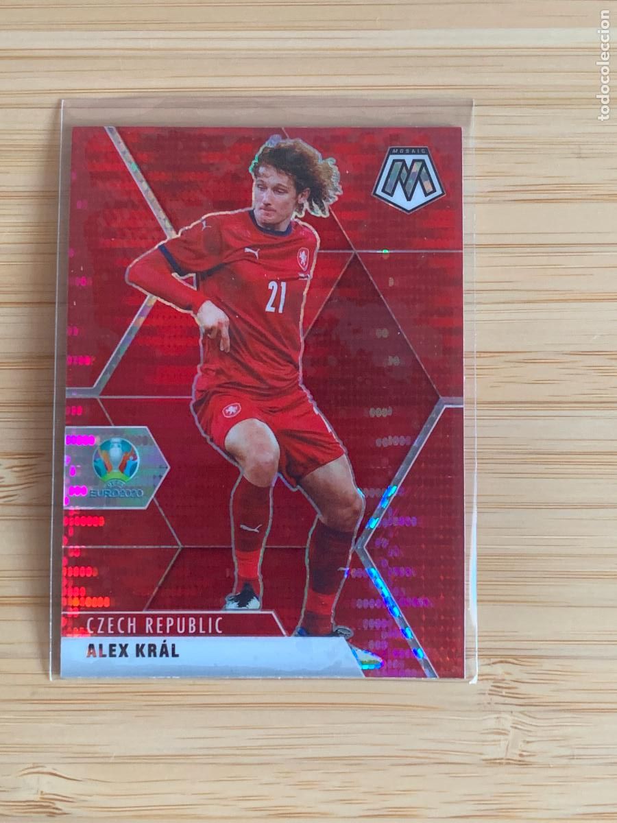Cromos de f&uacute;tbol: ALEX KRAL - RED PULSAR - CZECH REPUBLIC - PANINI MOSAIC EURO2020