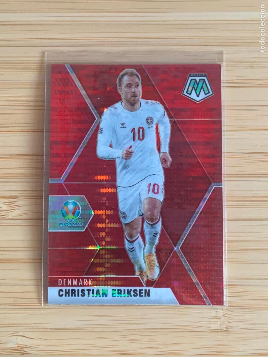 Cromos de f&uacute;tbol: CHRISTIAN ERIKSEN - RED PULSAR - DENMARK - PANINI MOSAIC EURO2020