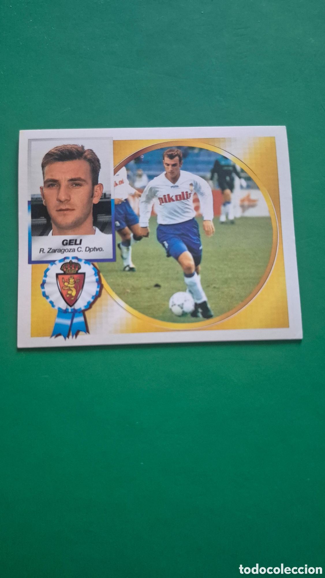 Cromos de f&uacute;tbol: GELI REAL ZARAGOZA FICHAJE 17 LIGA ESTE 1994 1995 94 95 SIN PEGAR NUNCA PEGADO
