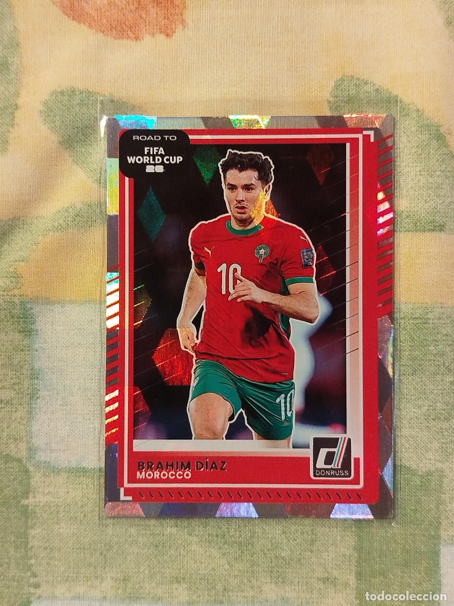 Cromos de f&uacute;tbol: 96. Brahim D&iacute;az (Marruecos) - Paralell Panini Donruss Road to Fifa World Cup 2025