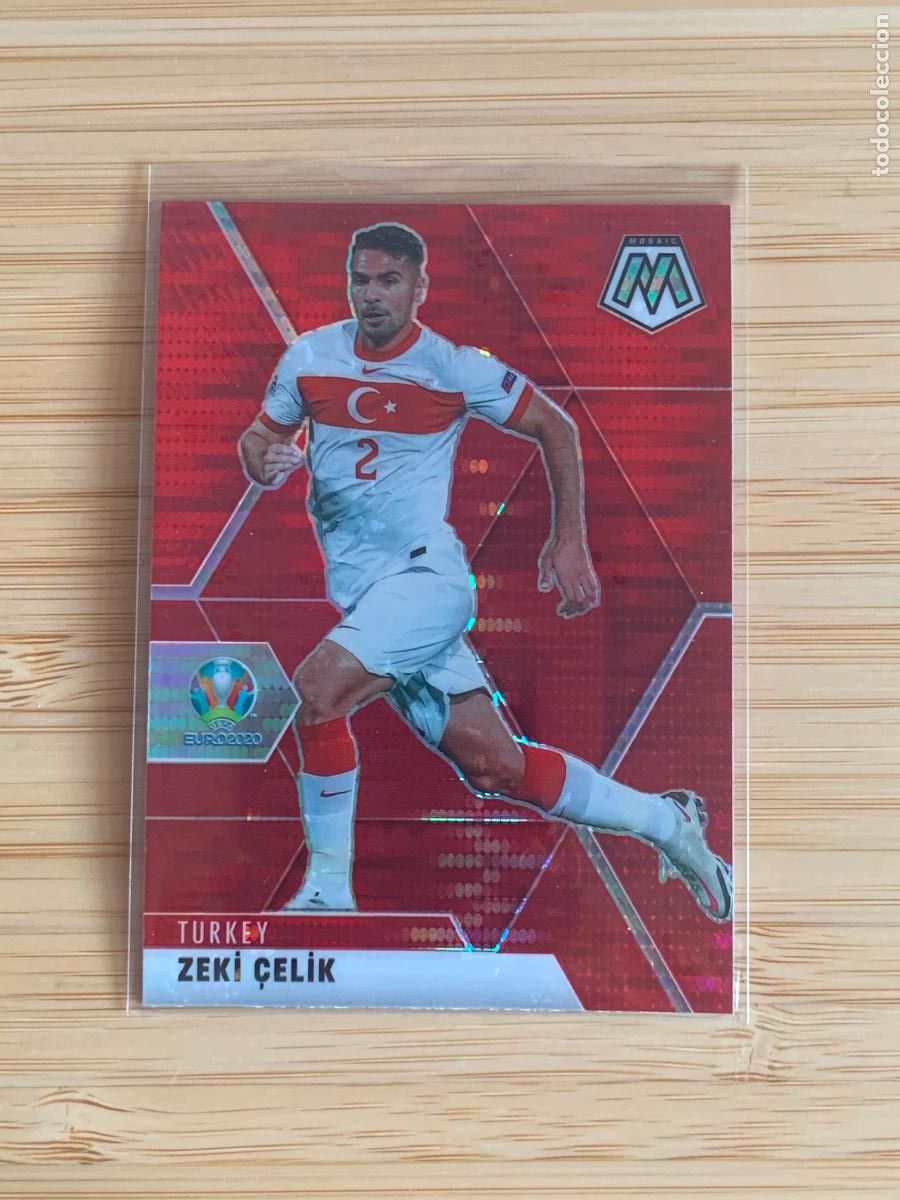 Cromos de f&uacute;tbol: ZEKI CELIK - RED PULSAR - TURKEY - PANINI MOSAIC EURO2020