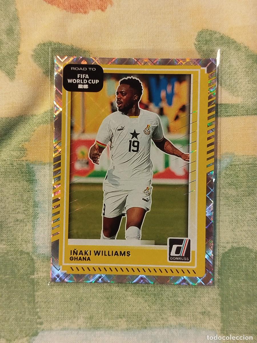Cromos de f&uacute;tbol: 130. I&ntilde;aki Williams (Ghana) - Paralell Panini Donruss Road to Fifa World Cup 2025