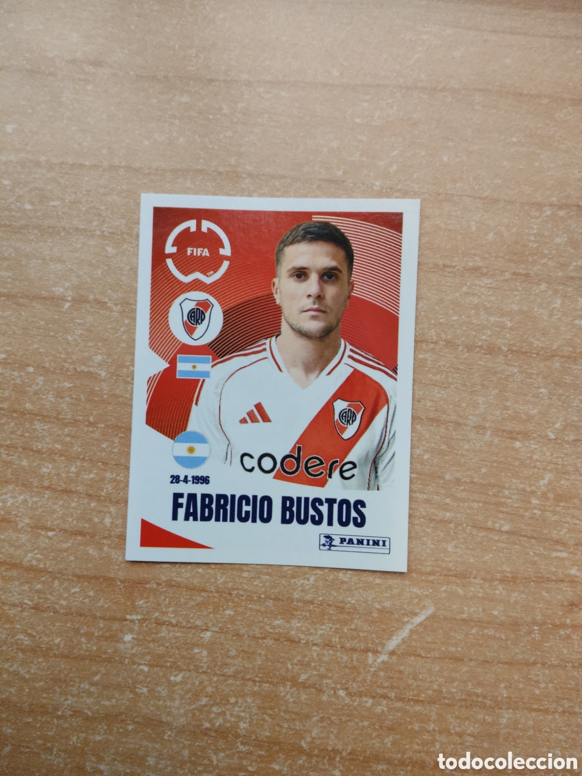 Cromos de f&uacute;tbol: 265 FABRICIO BUSTOS RIVER PLATE FIFA CLUB WORLD CUP 2025