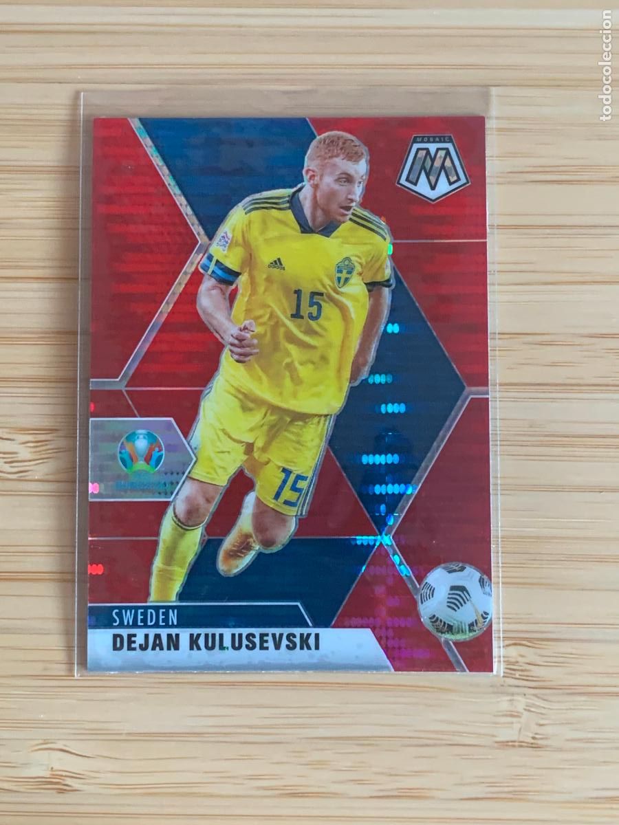 Cromos de f&uacute;tbol: DEJAN KULUSEVSKI - RED PULSAR - SWEDEN - PANINI MOSAIC EURO2020