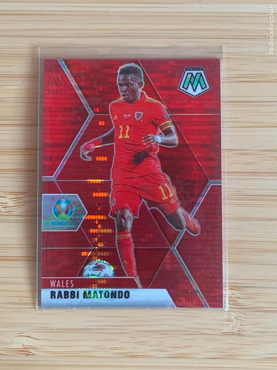 Cartes &agrave; collectionner de Football: RABBI MATONDO - RED PULSAR - WALES - PANINI MOSAIC EURO2020