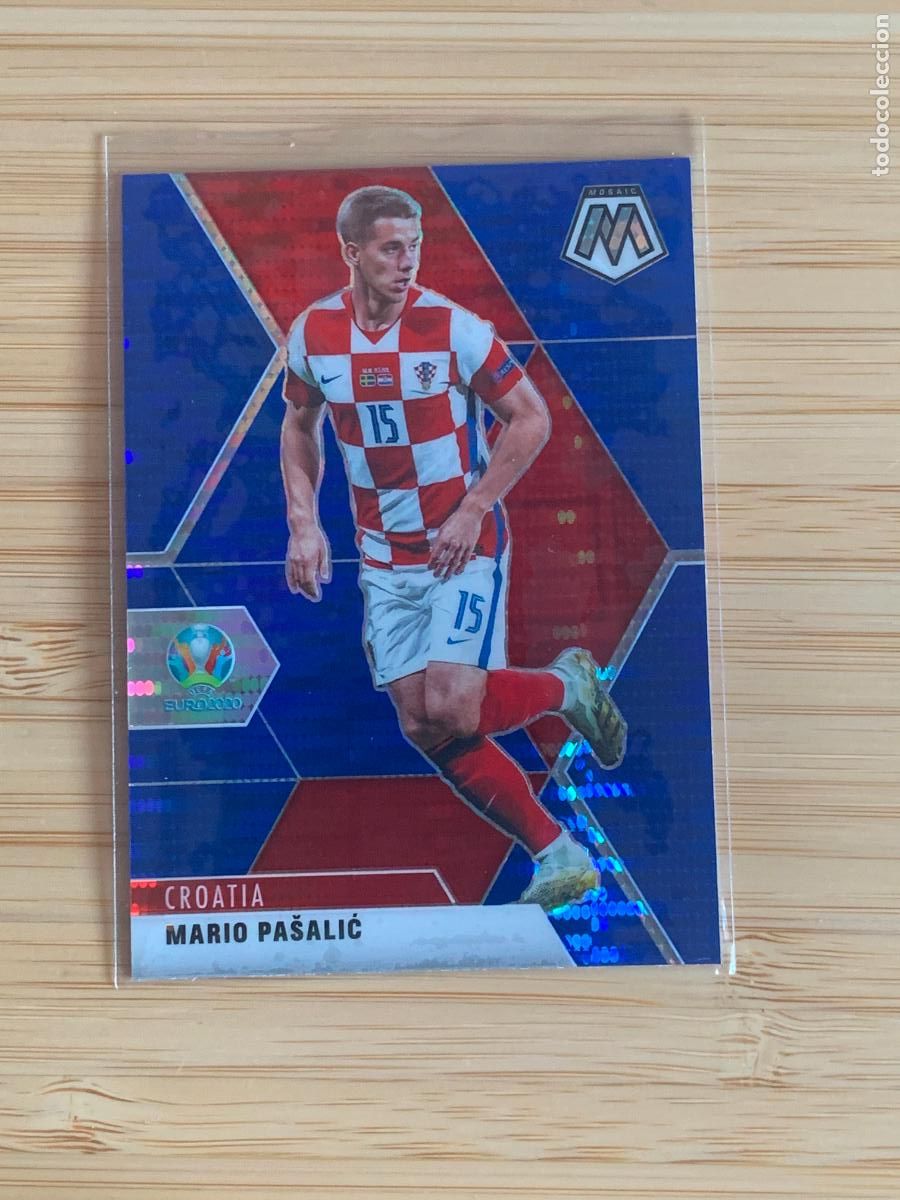 Cartes &agrave; collectionner de Football: MARIO PASALIC - BLUE PULSAR - WALES - PANINI MOSAIC EURO2020