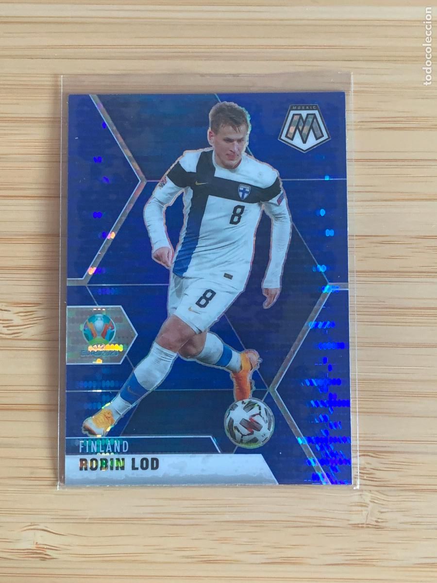Football Stickers: ROBIN LOD - BLUE PULSAR - FINLAND - PANINI MOSAIC EURO2020