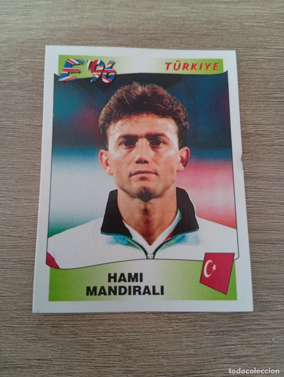 Football Stickers: HAMI MANDIRALI 333 TURQUIA EURO EUROCOPA 1996 96 PANINI NUNCA PEGADO