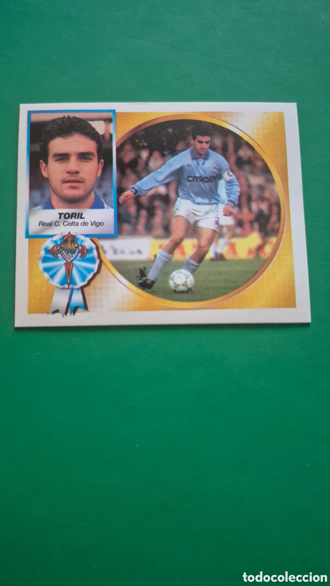 Football Stickers: CROMO DE F&Uacute;TBOL TORIL DEL CELTA DE VIGO SIN PEGAR FICHAJE N&ordm; 20 LIGA ESTE 1994-1995/94-95