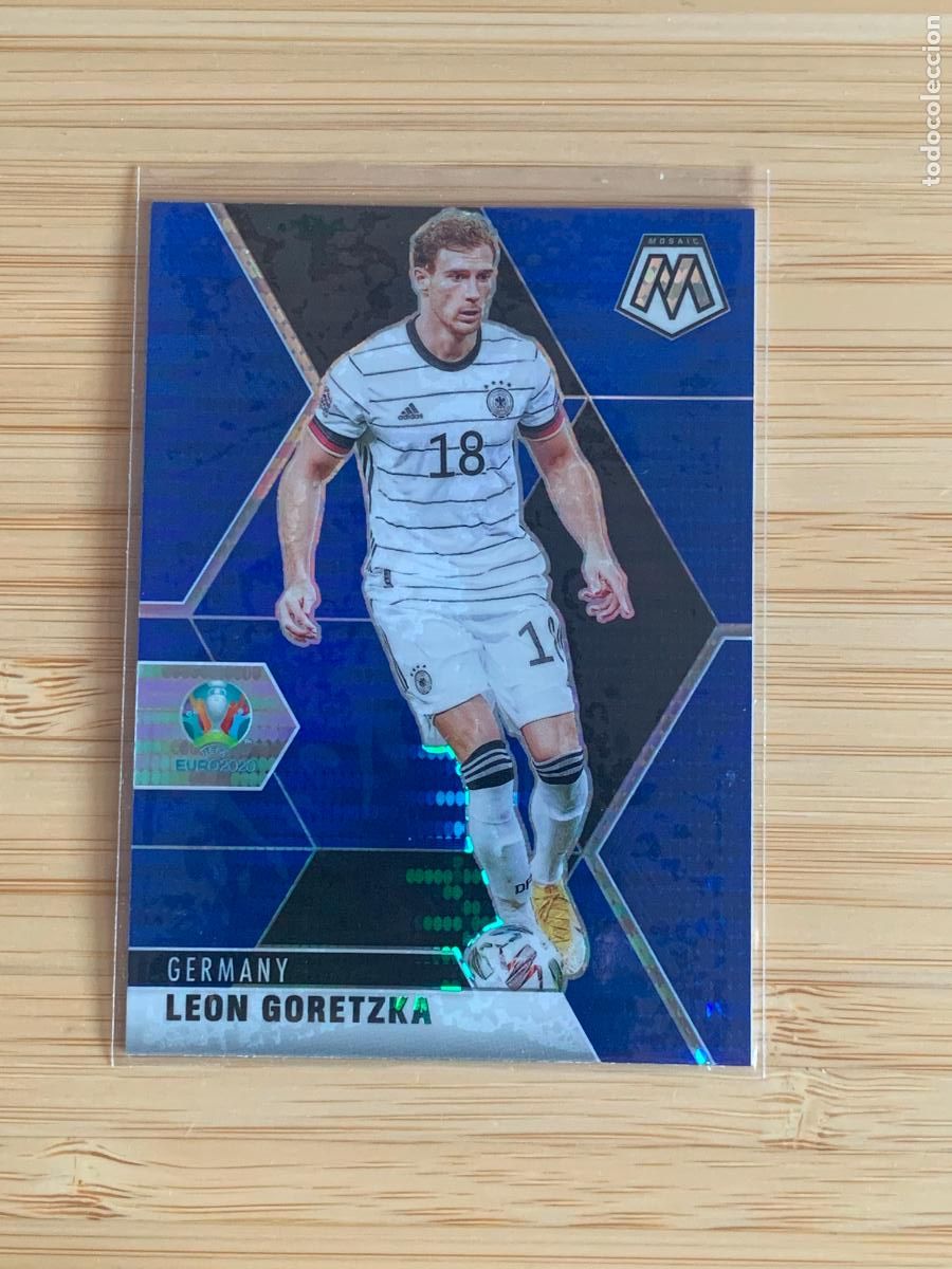 Football Stickers: LEON GORETZKA - BLUE PULSAR - GERMANY - PANINI MOSAIC EURO2020
