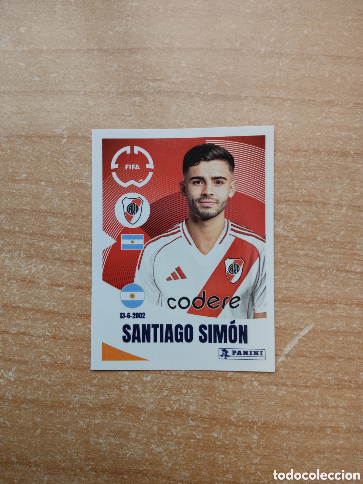 Football Stickers: 272 SANTIAGO SIMON RIVER PLATE FIFA CLUB WORLD CUP 2025