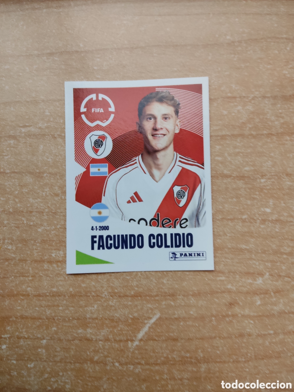 Cromos de f&uacute;tbol: 278 FACUNDO COLIDIO RIVER PLATE FIFA CLUB WORLD CUP 2025