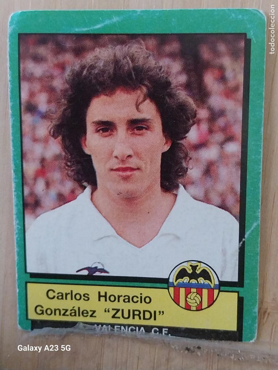 Cromos de f&uacute;tbol: ZURDI VALENCIA PANINI FUTBOL 90 CROMO 323 SIN PEGAR NUNCA SOBADO A&Ntilde;O 1990 *