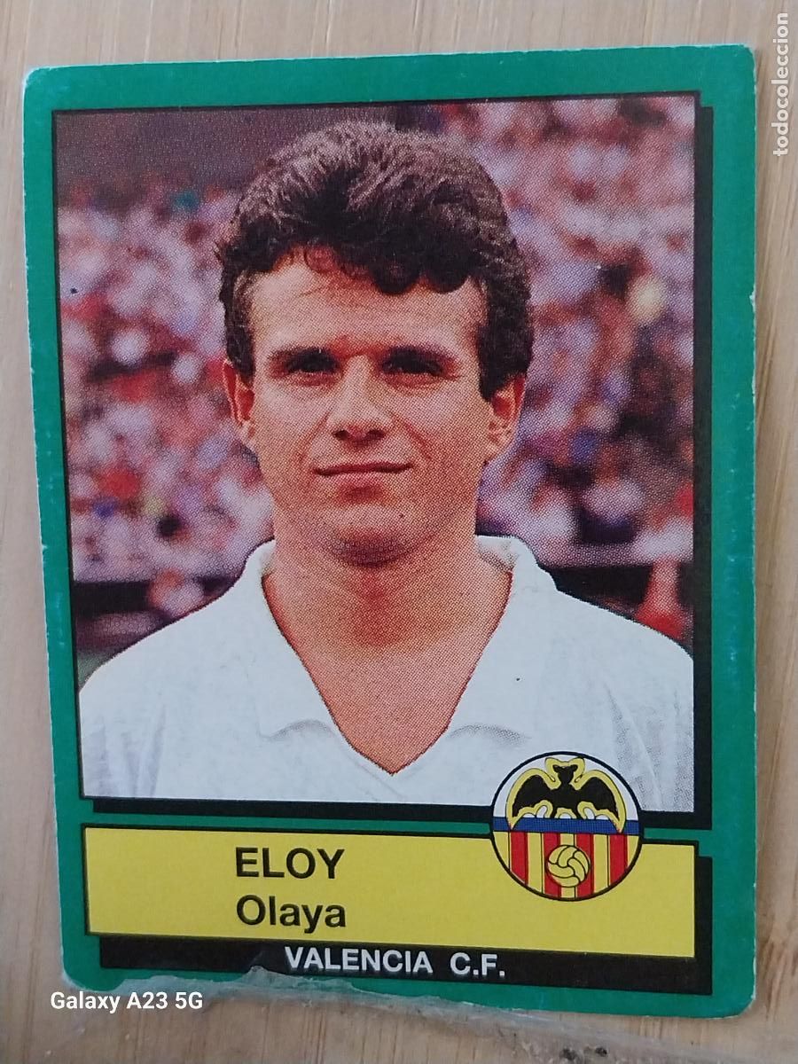 Cromos de f&uacute;tbol: ELOY VALENCIA PANINI FUTBOL 90 CROMO 321 SIN PEGAR NUNCA SOBADO A&Ntilde;O 1990 *--