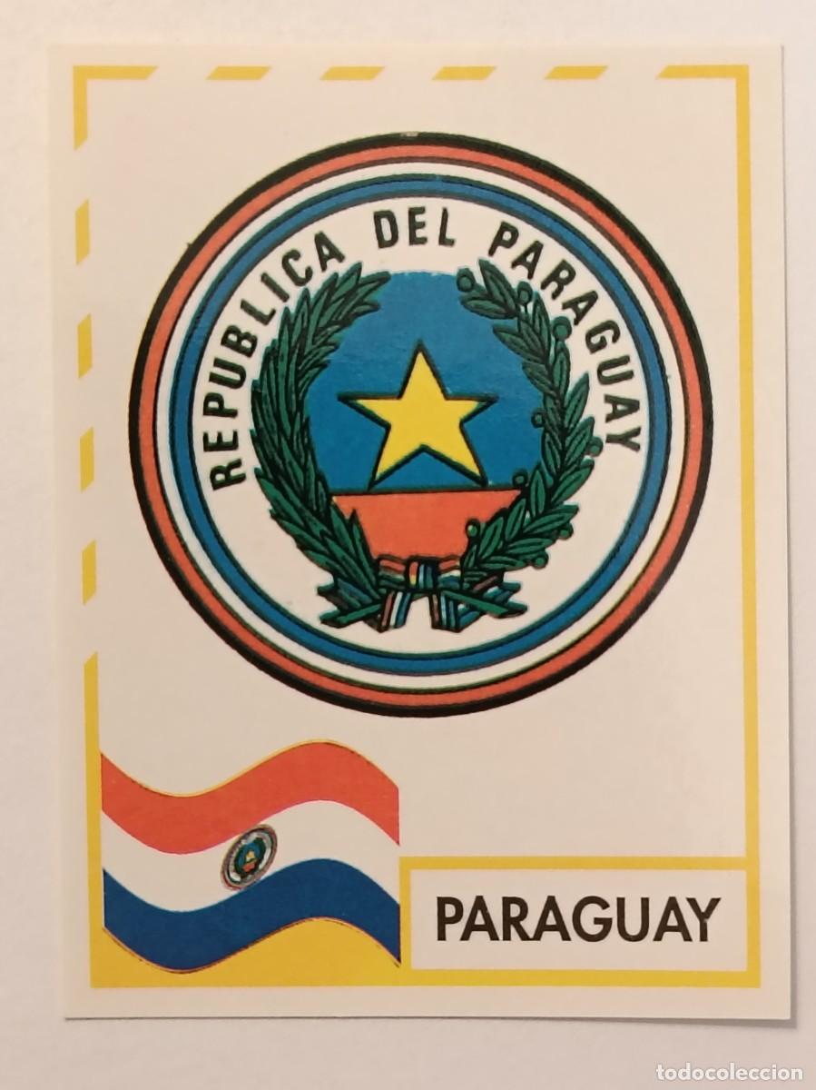Football Stickers: #161 ESCUDO (PARAGUAY) COPA AMERICA 1995 URUGUAY MUNDICROMO