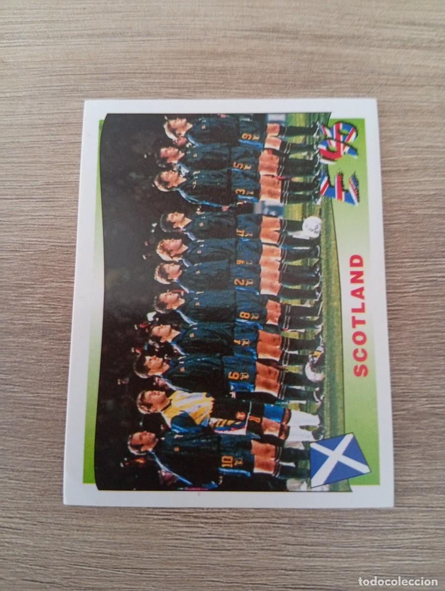 Football Stickers: ALINEACION ESCOCIA 96 EURO EUROCOPA 1996 96 PANINI NUNCA PEGADO