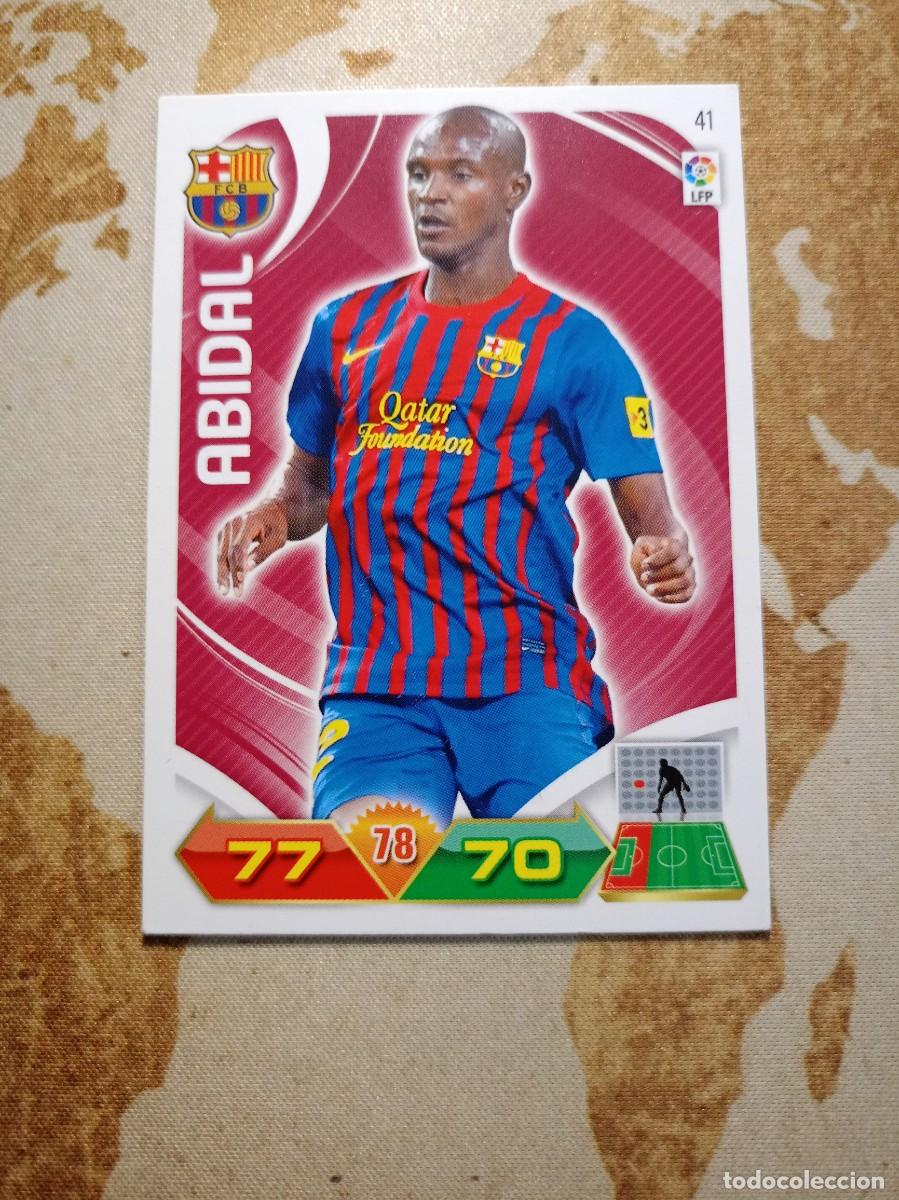 Cromos de Futebol: Barcelona 41 ABIDAL Adrenalyn 2011-12