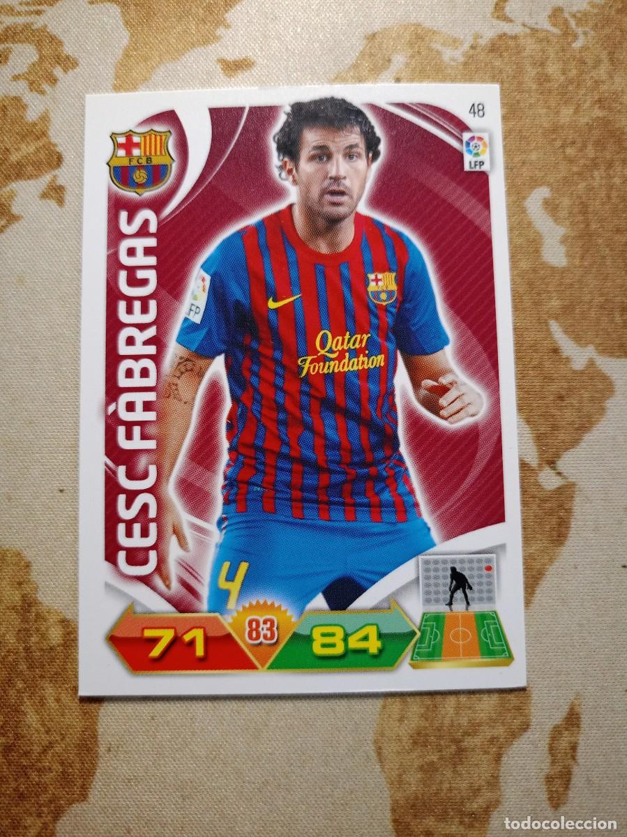 Football Stickers: Barcelona 48 CESC F&Aacute;BREGAS Adrenalyn 2011-12