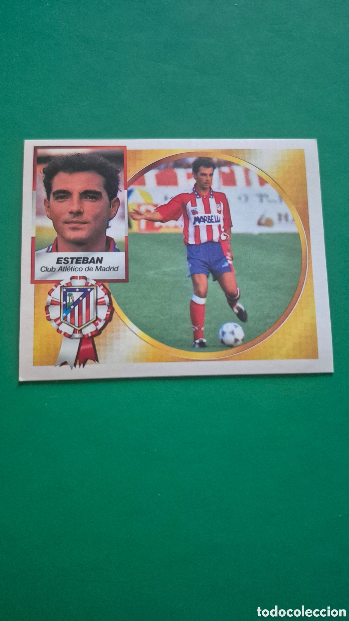 Cromos de Futebol: ESTEBAN ATLETICO DE MADRID FICHAJE 33 LIGA ESTE 1994 1995 94 95 SIN PEGAR NUNCA PEGADO