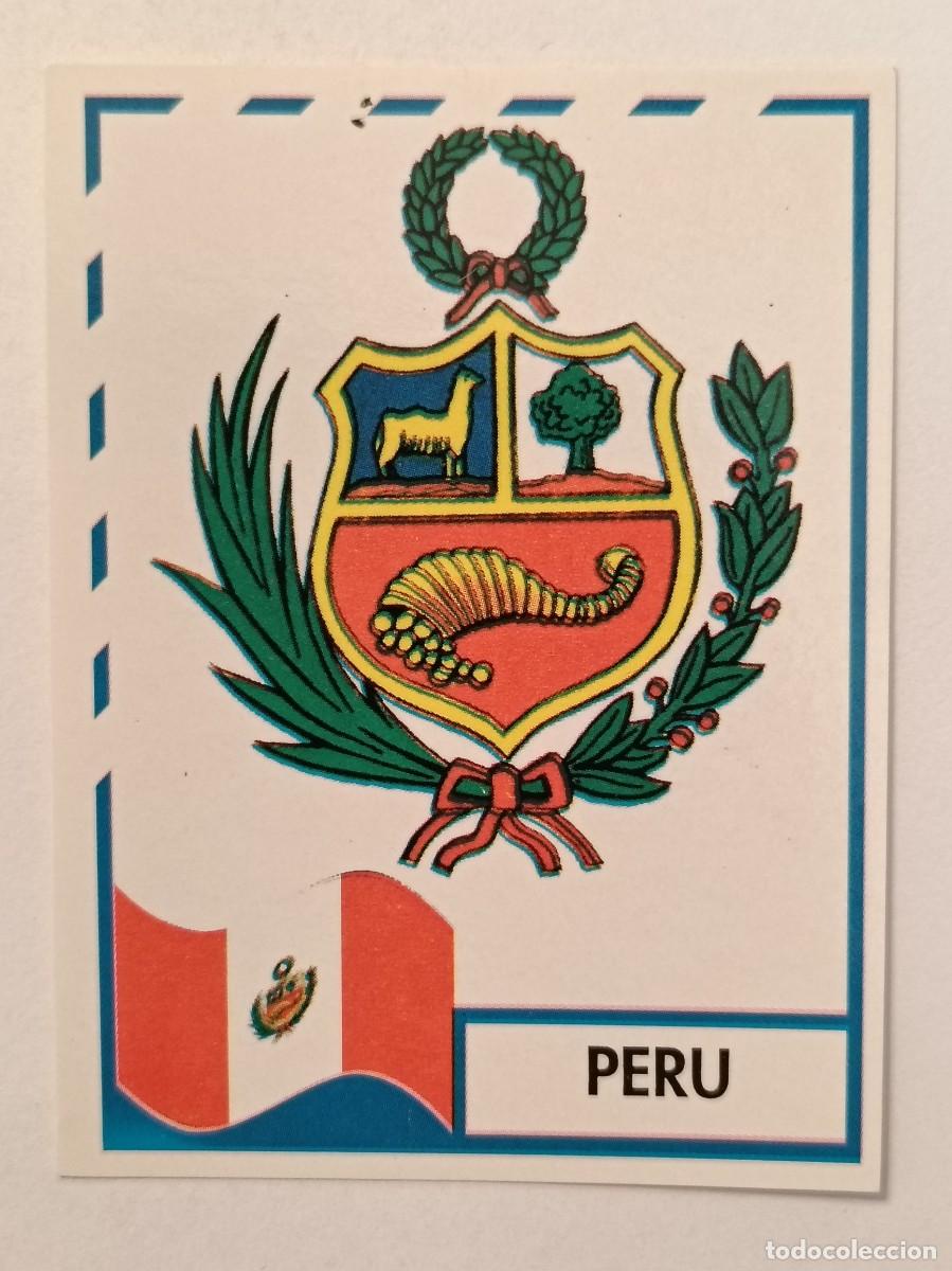 Cromos de Futebol: #181 ESCUDO (PERU) COPA AMERICA 1995 URUGUAY MUNDICROMO
