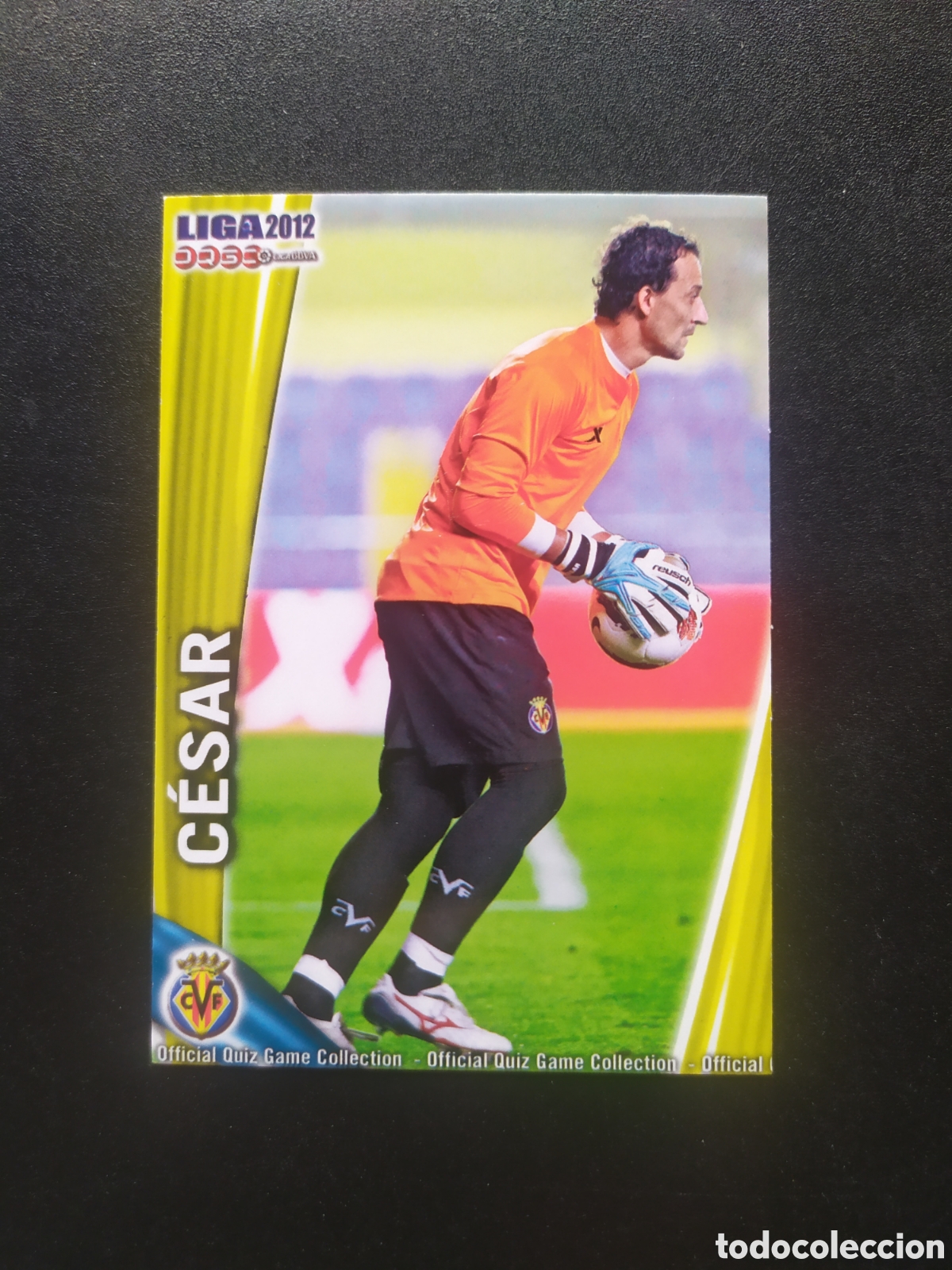 Figurine di Calcio: Mundicromo fichas Liga 2011 2012 11 12 C&eacute;sar n&deg; 86 Villarreal