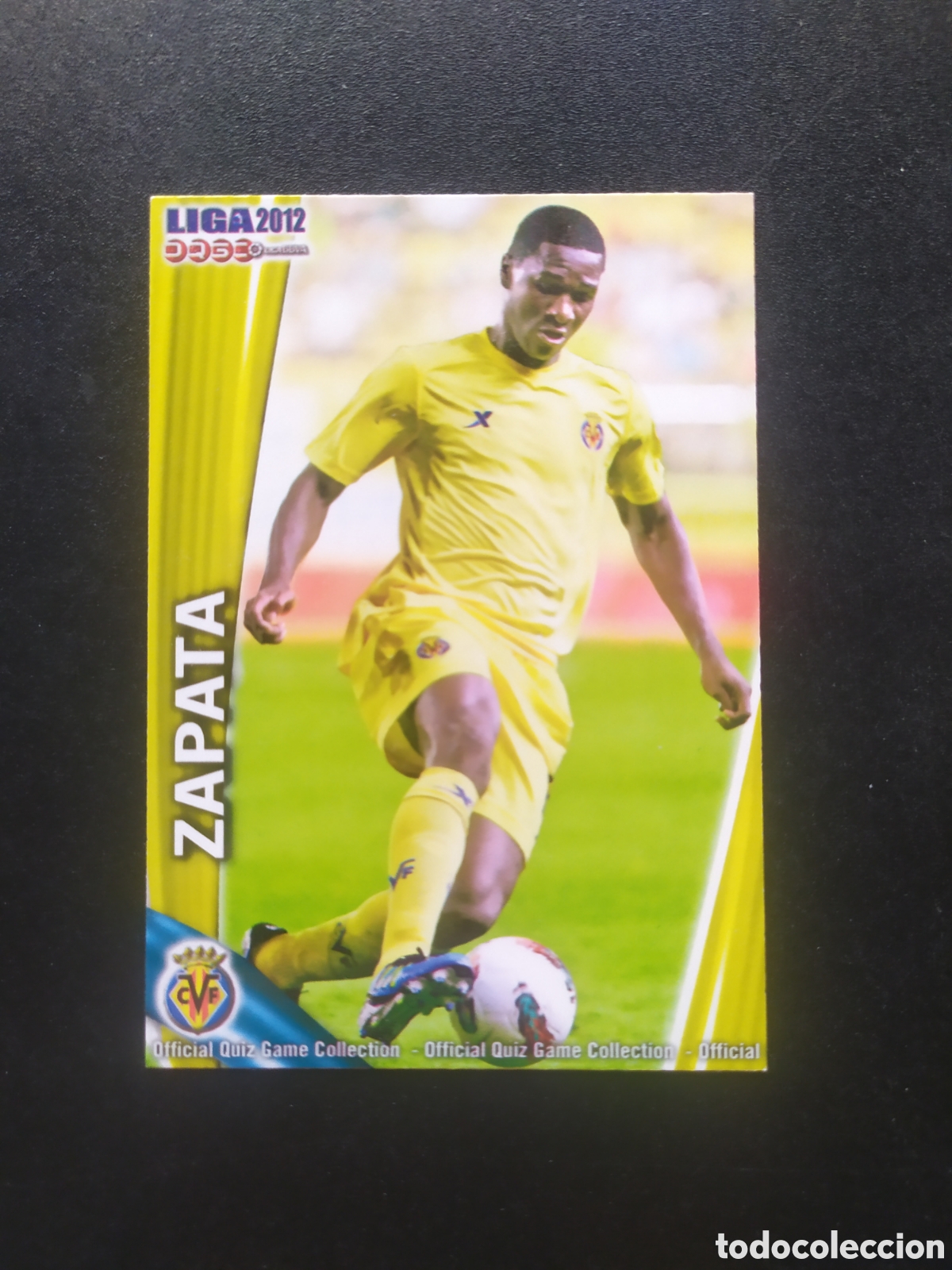 Figurine di Calcio: Mundicromo fichas Liga 2011 2012 11 12 Zapata n&deg; 87 Villarreal